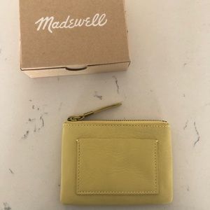 BNWT Madewell Leather Yellow Wallet